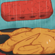 Illustration for article titled For the crispiest roast chicken, use a brick and itll be browning slowlyem/em